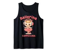 Carino Italiano Brainrot Meme Ballerina Cappuccino Gen Z Bambini Canotta