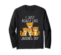 Carino Jaguar Lover Donne Wildcat Bambini Jaguar Maglia a Manica