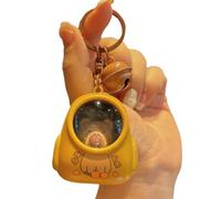 Carino Kapibala Piccolo Portachiavi Luce Notturna Cartoon Spazio Capsule Borse Appendere Chiave Amico Catena Gingillo Luce Atmosfera Regalo