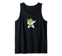 Carino Karate Frog Chibi Dabbing Arti Marziali Design Canotta