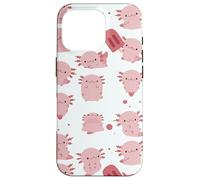 Carino Kawaii Axolotl Anime giapponese Aesthetic Pattern Custodia per iPhone 16 Pro