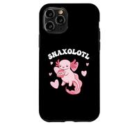 Carino Kawaii Axolotl mangia snack Custodia per iPhone 11 Pro
