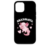 Carino Kawaii Axolotl mangia snack Custodia per iPhone 12/12 Pro