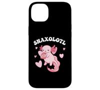 Carino Kawaii Axolotl mangia snack Custodia per iPhone 14 Plus