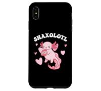 Carino Kawaii Axolotl mangia snack Custodia per iPhone XS Max
