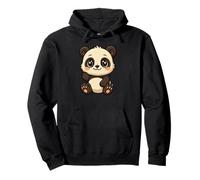 Carino Kawaii Baby Panda con Occhi Scintillanti Adorabile Anime Felpa con Cappuccio