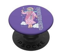 Carino Kawaii Christian Manga Gesù sei amato Anime Viola PopSockets PopGrip Adesivo