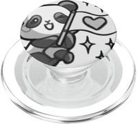 Carino Kawaii Coquette Cartoon Emote Cuore Panda Bear in Love PopSockets PopGrip per MagSafe