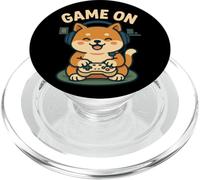 Carino Kawaii Dog Gamer Game On Console Scherzo Divertente Fan di Gioco PopSockets PopGrip per MagSafe