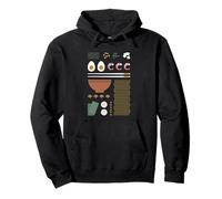 Carino Kawaii giapponese anime Lovers ramen Felpa con Cappuccio