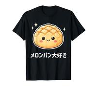 Carino Kawaii Giapponese Melone Pan Amante Dolce Pane Dessert Art Maglietta