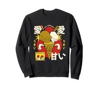 Carino Kawaii Ice Cream Cone Giappone Stile Dolce Cibo Cartoon Felpa