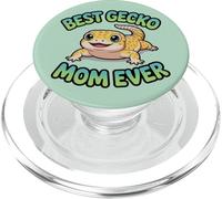 Carino Kawaii Leopard Gecko Mom Best Ever Splooting Lizard Y2K PopSockets PopGrip per MagSafe
