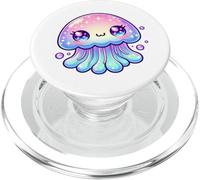 Carino Kawaii Meduse Anime Fun Blu Rosa Sea Critter PopSockets PopGrip per MagSafe