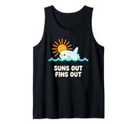 Carino Kawaii Sunfish Mola Mola Suns out Pinne Fuori Canotta