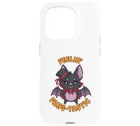 Carino Kawaii Vampire Bat Pun Feelin Fang-Tastic Halloween Custodia per iPhone 15 Pro