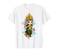 Carino Khmer Apsara Ballerina Cambogiana Cultura Arte Maglietta