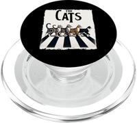 Carino Kitty Cats Musica Parodia Per Musica Amante Gatto Mamma Papà PopSockets PopGrip per MagSafe