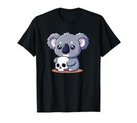Carino Koala Abbracciare Teschio Kawaii Pastello Goth Animale Maglietta