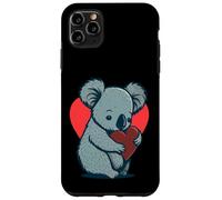 Carino Koala Bear Holding Heart Kawaii Koala Cuore Custodia per iPhone 11 Pro Max