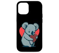 Carino Koala Bear Holding Heart Kawaii Koala Cuore Custodia per iPhone 12/12 Pro