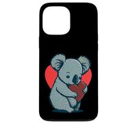 Carino Koala Bear Holding Heart Kawaii Koala Cuore Custodia per iPhone 13 Pro Max