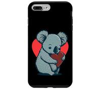 Carino Koala Bear Holding Heart Kawaii Koala Cuore Custodia per iPhone 7 Plus/8 Plus