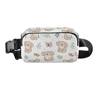 Carino Koala Beige Donna Marsupio Hip Pack Cintura Marsupio Impermeabile Moda Crossbody Marsupio Carino Koala Beige, 20,3 x 13,5 x 5,8 cm, Divertente Carino, Koala Beige, 20,3 x 13,5 x 5,8 cm