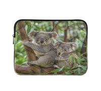Carino Koala Grigio Puffy Computer Sleeve