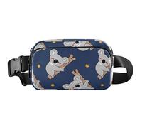 Carino Koala Navy Marina Marsupio Impermeabile Hip Pack Marsupio Carino da Donna, Carino Koala Navy 1, 20,3 x 13,5 x 5,8 cm, Divertente Carino, Koala Navy 1, 20,3 x 13,5 x 5,8 cm, Divertente Carino