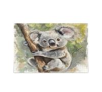 Carino Koala puzzle in legno per adulti, gioco del cervello, puzzle carini, puzzle unico