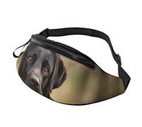 Carino Labrador Dog Marsupio per Uomini Donne Crossbody Marsupio Impermeabile Sport Cintura Borsa Outdoor Hip Pack