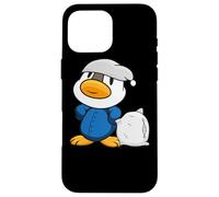 Carino l'anatroccolo con cuscino e pigiama Custodia per iPhone 16 Pro Max