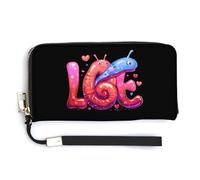 Carino Land Slug Love Portafoglio da donna in pelle lunga con porta carte di credito, Stile:, 20.0*10.5cm