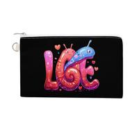 Carino Land Slug Love portamonete carino cambiamento sacchetto portafoglio pochette con zip, Stile:, Taglia unica