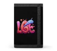 Carino Land Slug Love Trifold Portafoglio carino slot per carte di credito titolare pochette portafogli per uomo donna, Stile:, Taglia unica