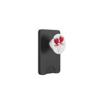 Carino lecca-lecca a forma di cuore PopSockets PopWallet per MagSafe