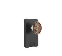 Carino leopardo stampa ghepardo modello animale beige marrone PopSockets PopWallet per MagSafe