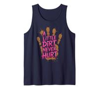 Carino Little Sporco Non Fa mai Male Fango Run Mudder Queen Mudding Kid Canotta