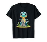 Carino Little T Rex Dino Stacking Stones Scena Maglietta