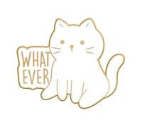 Carino Ma Psycho Smalto Pin: "Niente Più Dramma - È Venerdì Ancora Stu?" Spilla Per Collare, Citazioni Divertenti, normale, Metallo non prezioso