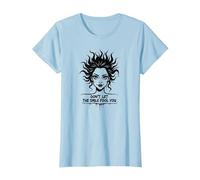 Carino ma Selvaggio: Non lasciarti ingannare dal Sorriso Maglietta, Donna, Celeste, L