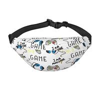 Carino marsupio con animali autisti di camion dei pompieri, ambulanza, borsa a tracolla regolabile per uomo donna viaggio escursionismo ciclismo corsa, Motivo 1, Taglia unica, Zaini Daypack