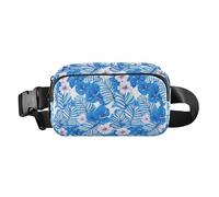 Carino marsupio con personaggi dei cartoni animati e elementi natalizi rosa, donne e uomini, per allenamento, corsa, escursionismo, Baseball Blu Stripe, 1 Size