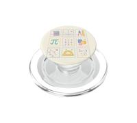 Carino Matematica Icone Pastello Studio Estetica per Studenti PopSockets PopGrip per MagSafe
