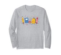 Carino Materiale Scolastico Torna a Classe Insegnante Studente Arte Maglia a Manica