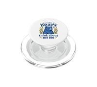 Carino mi chiedo se anche gli orsi pensano a me Orso della foresta PopSockets PopGrip per MagSafe