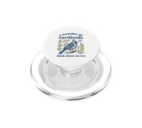 Carino, mi chiedo se i cardinali pensano anche a me Birding PopSockets PopGrip per MagSafe