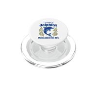 Carino Mi chiedo se i delfini pensano a me troppo divertente PopSockets PopGrip per MagSafe