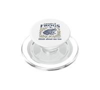 Carino, mi chiedo se le rane pensano anche a me anfibio PopSockets PopGrip per MagSafe